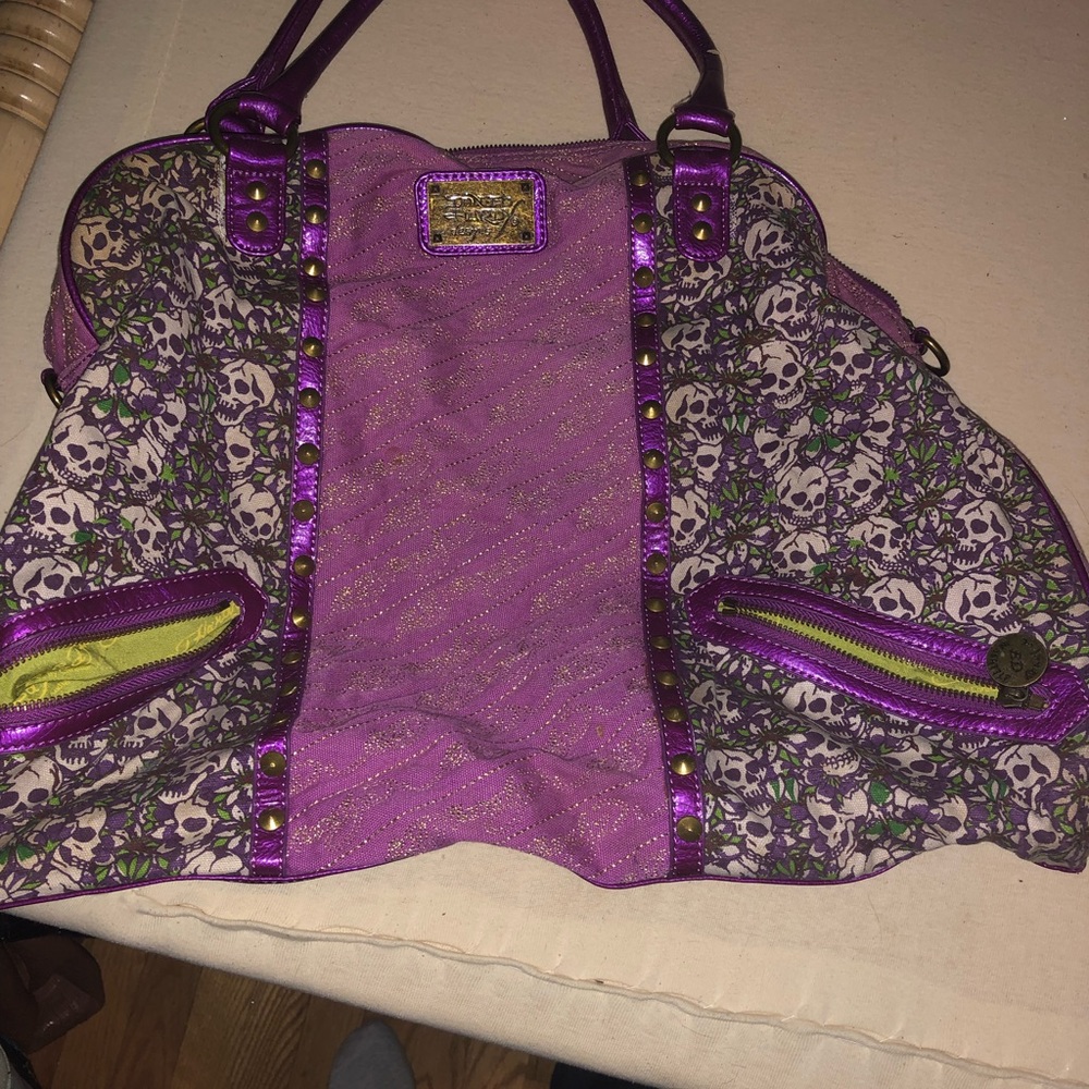 Ed Hardy large tote overnight bag